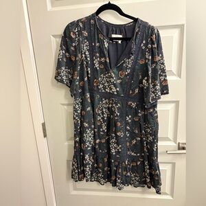 Anthropologie Floral Dress